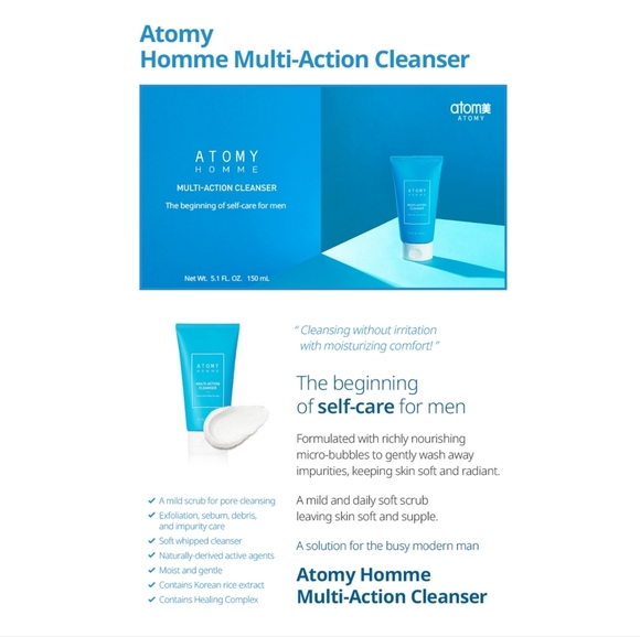 Homme Multi-Action Skin Cleanser - Picture 3 of 3